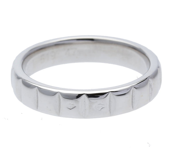 シャネル K18WG ホワイトゴールド 750 リング 指輪 レディース CHANEL 7号 中古