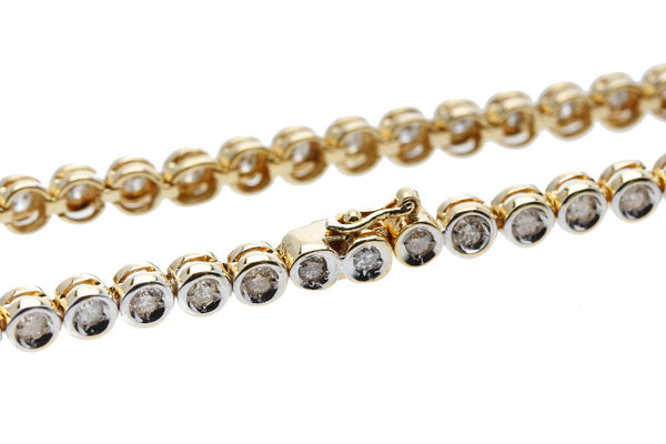 K18YG イエローゴールド ダイヤ1.00ct ブレスレット レディース 中古