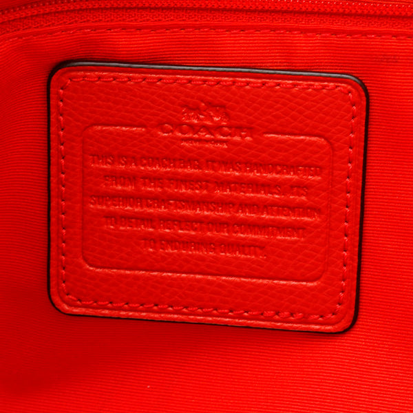 コーチ F36632 レッド オレンジ レザー トートバッグ レディース COACH 【中古】