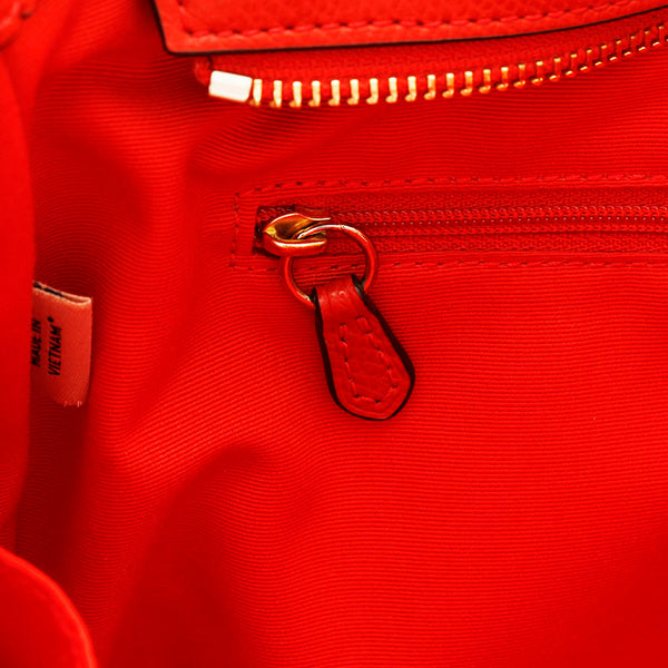 コーチ F36632 レッド オレンジ レザー トートバッグ レディース COACH 【中古】