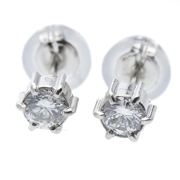Pt900 プラチナ ダイヤ0.17ct ダイヤ0.16ct ピアス レディース 中古