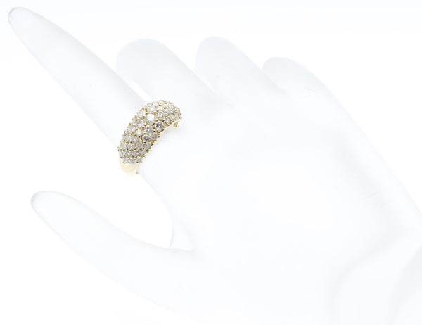 K18YG イエローゴールド ダイヤ1.50ct リング 指輪 レディース 11号 【中古】