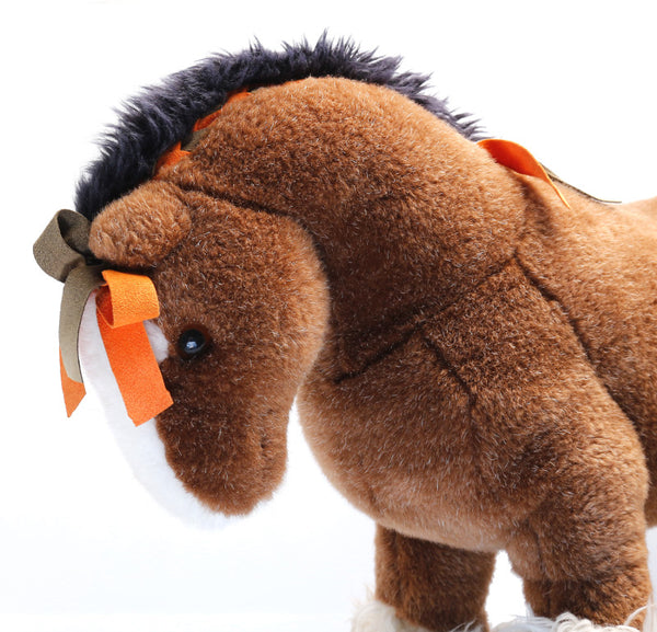 エルメス エルミー PPM ブラウン 茶 アクリル ぬいぐるみ キッズ HERMES 中古