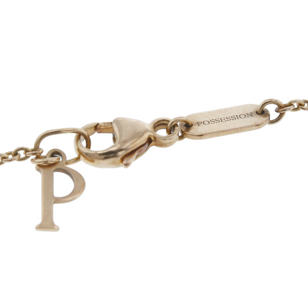 ピアジェ K18PG ピンクゴールド ラピスラズリ5mm ダイヤ ポセション ブレスレット レディース PIAGET 中古
