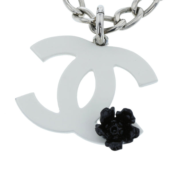 シャネル メタル ココマーク  フラワー ネックレス レディース CHANEL 中古