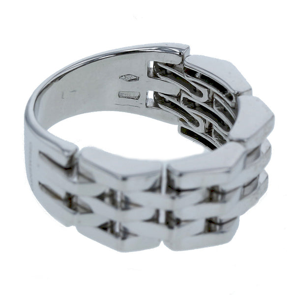 キメント K18WG ホワイトゴールド リング 指輪 レディース CHIMENTO 12.5号 【中古】