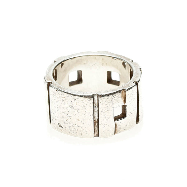 グッチ SV925 シルバー モダニスト リング 指輪 メンズ GUCCI 18号 【中古】