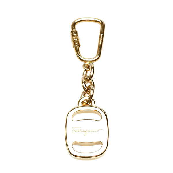 サルヴァトーレフェラガモ ヴァラ ゴールド 真鍮 キーホルダー レディース Salvatore Ferragamo 【中古】
