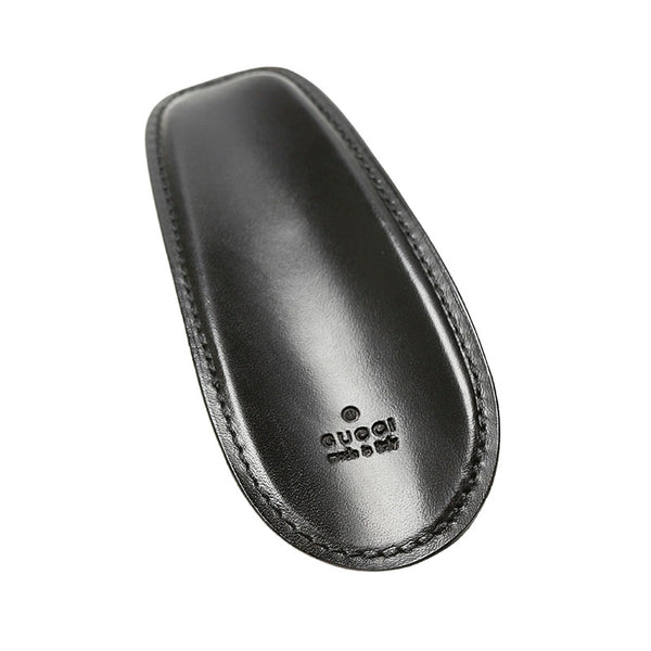 グッチ ブラック レザー 靴ベラ メンズ GUCCI 【中古】