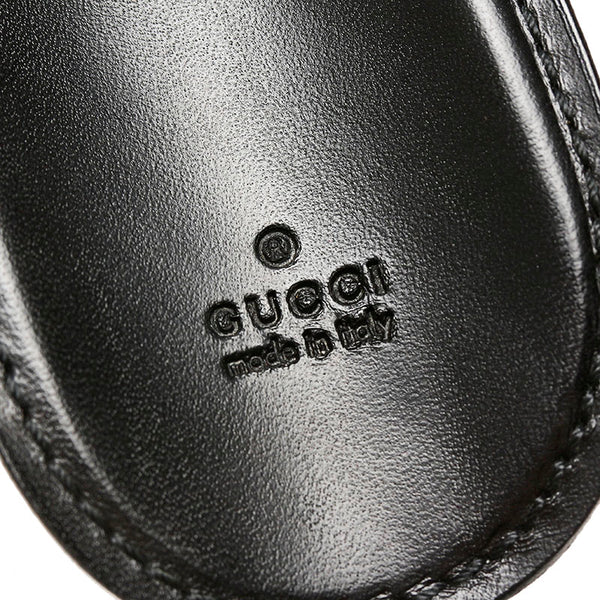 グッチ ブラック レザー 靴ベラ メンズ GUCCI 【中古】