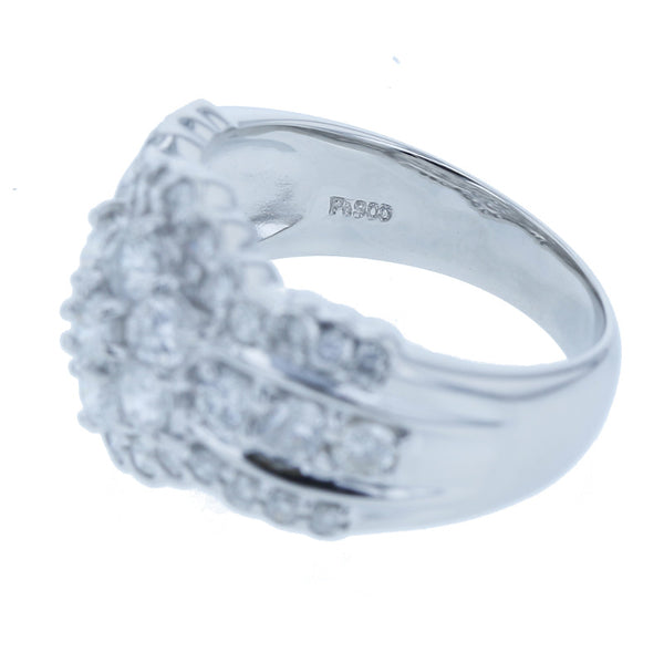 Pt900 プラチナ ダイヤ2.00ct リング 指輪  14号 中古