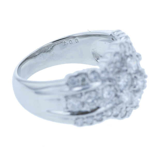 Pt900 プラチナ ダイヤ2.00ct リング 指輪  14号 中古