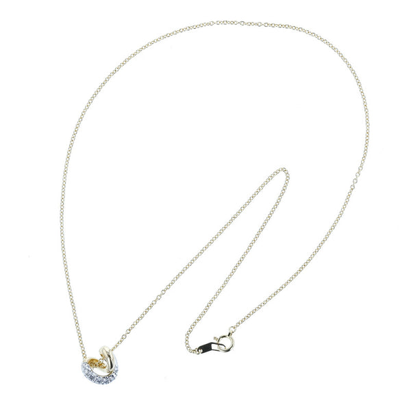 スタージュエリー Pt900 プラチナ ダイヤ0.14ct ネックレス レディース STAR JEWELRY 中古