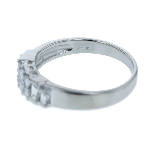 Pt900 プラチナ ダイヤ0.50ct リング 指輪 レディース 14号 中古