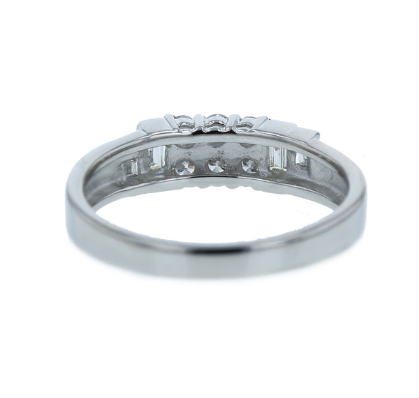 Pt900 プラチナ ダイヤ0.50ct リング 指輪 レディース 14号 中古