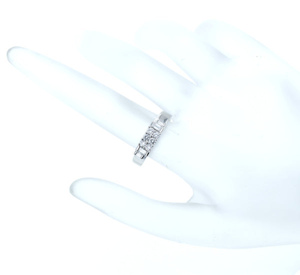Pt900 プラチナ ダイヤ0.50ct リング 指輪 レディース 14号 中古