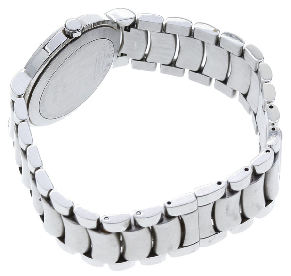 コーチ 腕時計 W516 クオーツ シルバー文字盤 ステンレススチール メンズ COACH 【中古】