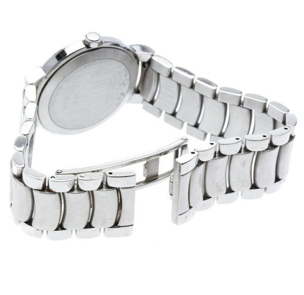 コーチ 腕時計 W516 クオーツ シルバー文字盤 ステンレススチール メンズ COACH 【中古】