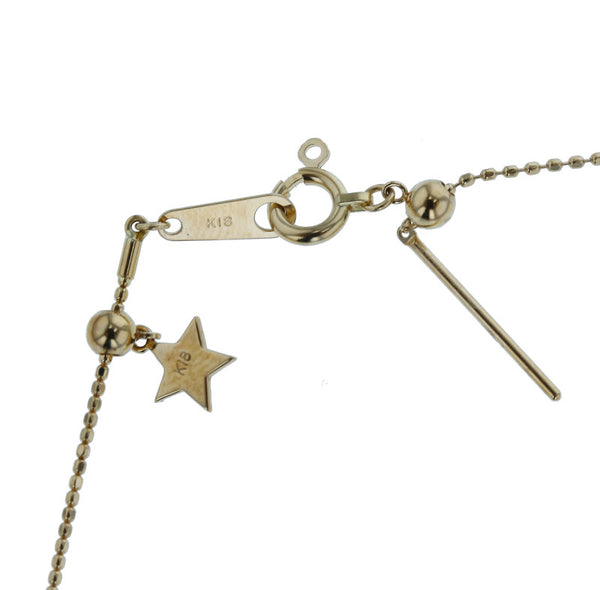 K18YG イエローゴールド ダイヤ0.66ct ネックレス レディース 中古