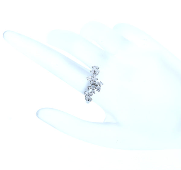 Pt900 プラチナ ダイヤ0.88ct リング 指輪 レディース 13号 中古