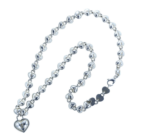 ティファニー シルバー925 ハートロック ネックレス レディース TIFFANY&Co. 中古