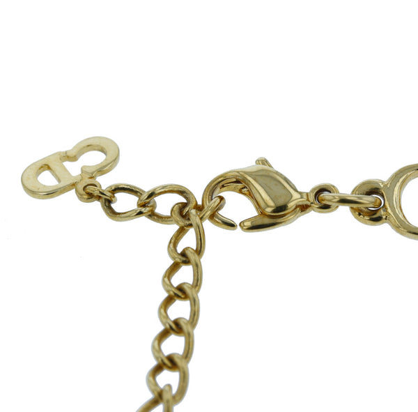 クリスチャンディオール メッキ ロゴ ブレスレット レディース Christian Dior 中古