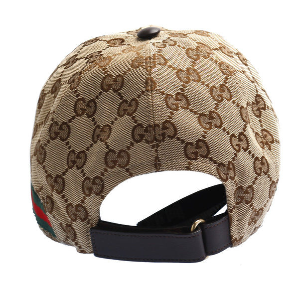 グッチ シェリーライン GGキャンパス 200035・539517 キャンバス キャップ ユニセックス GUCCI 中古