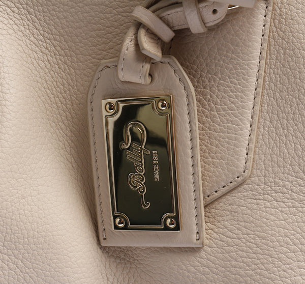 バリー アイボリー レザー ハンドバッグ レディース BALLY 中古