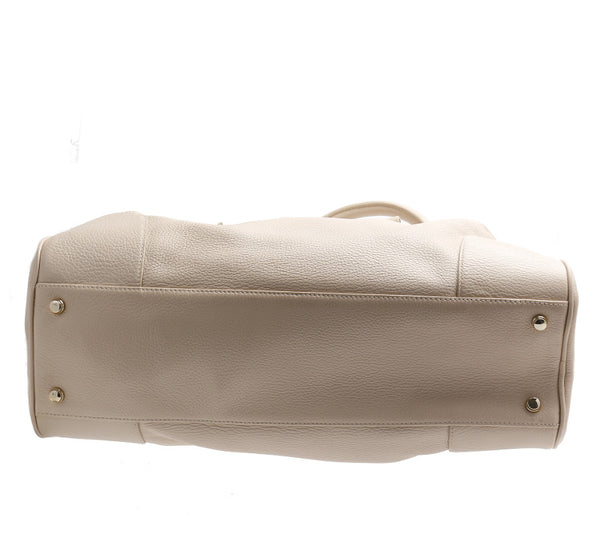 バリー アイボリー レザー ハンドバッグ レディース BALLY 中古