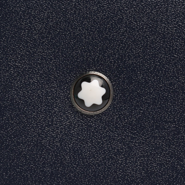 モンブラン ネイビー 紺 レザー カードケース メンズ MONTBLANC 中古