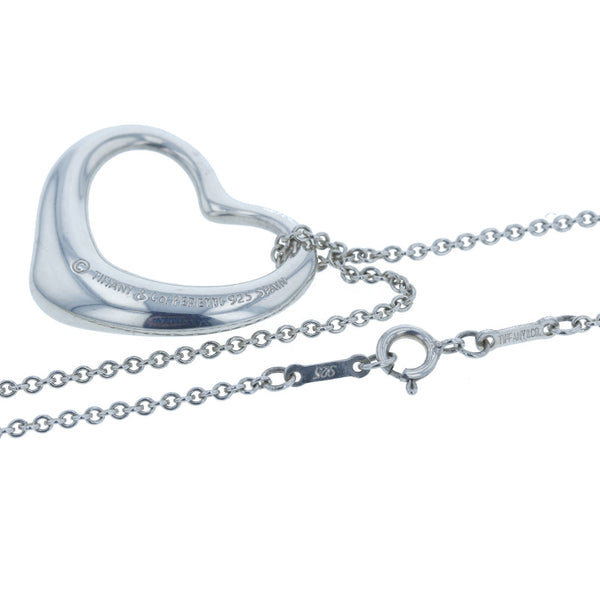 ティファニー シルバー シルバー925 ペレッティ オープンハート ネックレス レディース TIFFANY&Co. 中古