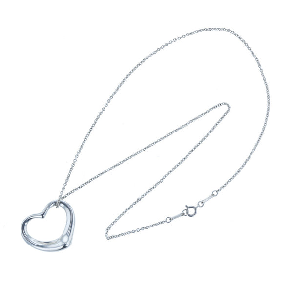 ティファニー シルバー シルバー925 ペレッティ オープンハート ネックレス レディース TIFFANY&Co. 中古