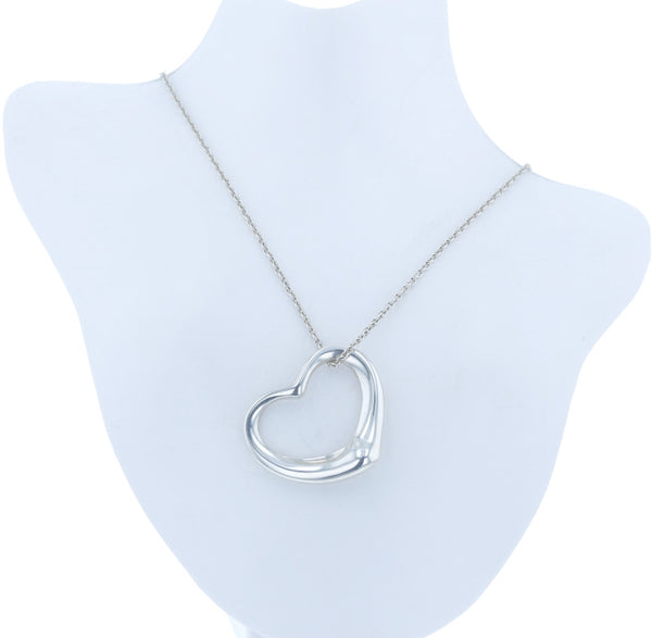 ティファニー シルバー シルバー925 ペレッティ オープンハート ネックレス レディース TIFFANY&Co. 中古
