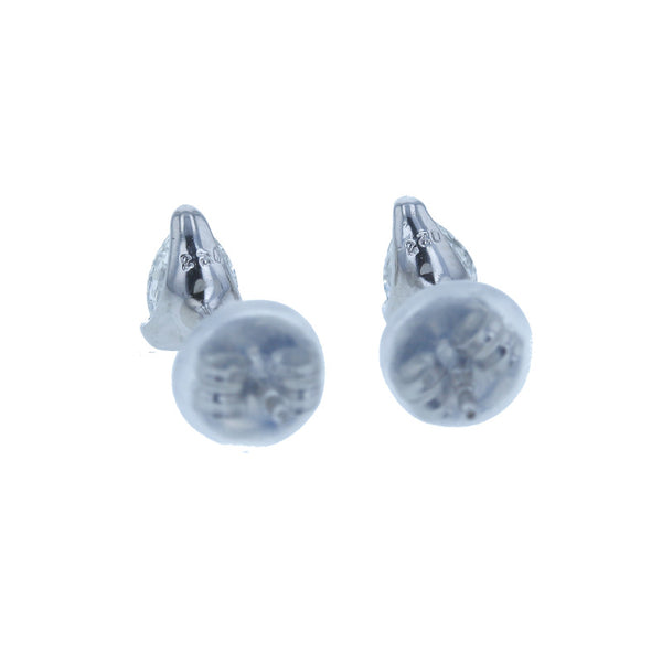 Pt900 プラチナ ペアシェイプダイヤモンド0.23ct×2 ピアス レディース 中古