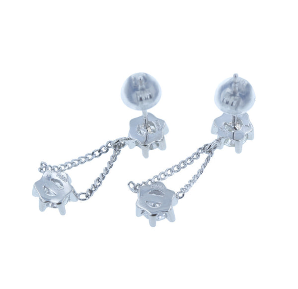 Pt900 プラチナ ダイヤ1.17ct ピアス レディース 中古
