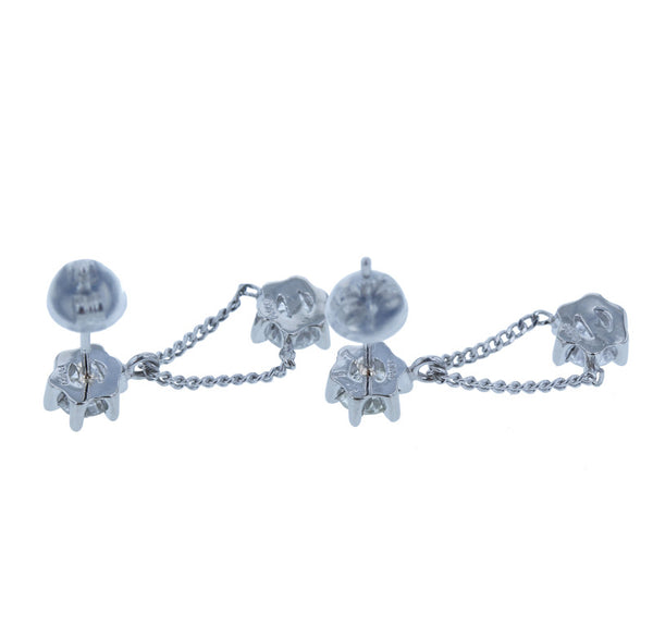 Pt900 プラチナ ダイヤ1.17ct ピアス レディース 中古