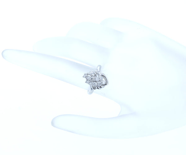 Pt900 プラチナ ダイヤ0.50ct リング 指輪 レディース 9号 中古