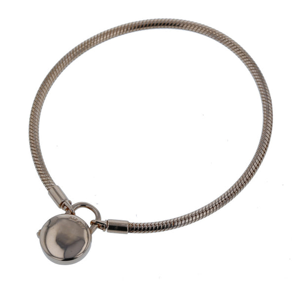 パンドラ ピンクゴールド メタル キュービックジルコニア ブレスレット ユニセックス PANDORA 中古