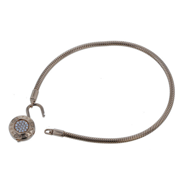 パンドラ ピンクゴールド メタル キュービックジルコニア ブレスレット ユニセックス PANDORA 中古