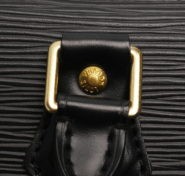ルイ ヴィトン エピ サックプラPM M52742  ブラック レザー トートバッグ レディース LOUIS VUITTON 中古