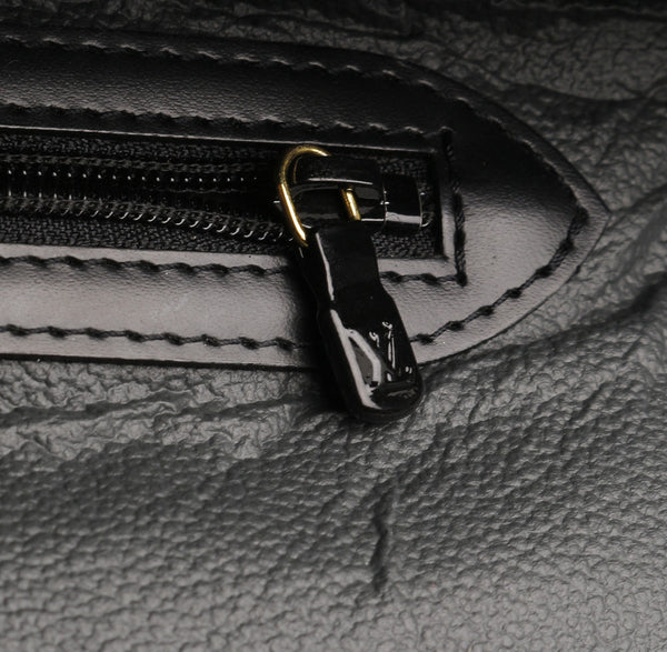 ルイ ヴィトン エピ サックプラPM M52742  ブラック レザー トートバッグ レディース LOUIS VUITTON 中古