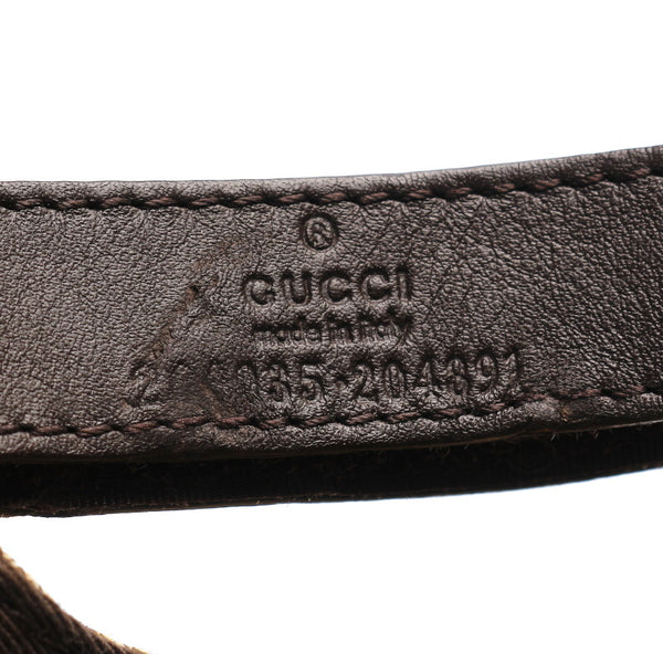 グッチ シェリーライン GGキャンパス 200035・204891 キャンバス キャップ ユニセックス GUCCI 中古