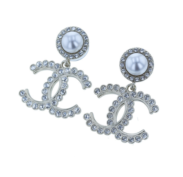 シャネル メタル ココマーク　パール ピアス レディース CHANEL B20 B刻印 中古