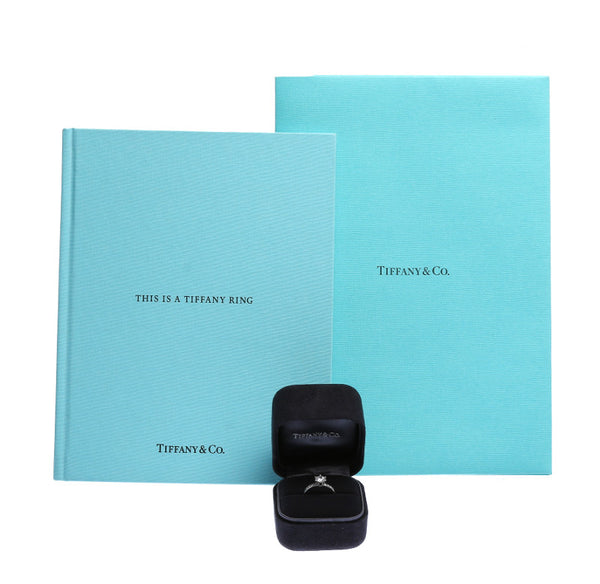 ティファニー Pt950 プラチナ ダイヤ0.63ct ソリティア　チャネルセッティング リング 指輪 レディース TIFFANY&Co. 6.5号 中古