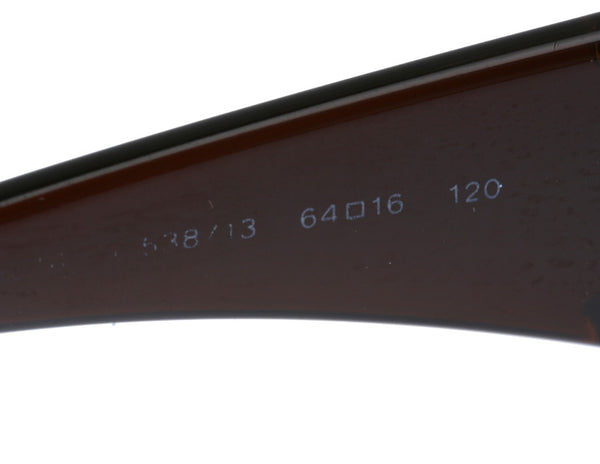 シャネル ココマーク ６４口16 ブラウン プラスチック サングラス レディース CHANEL 中古