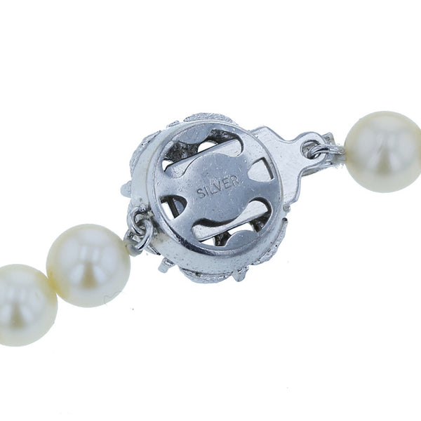 メタル アコヤパール7mm～7.5mm ネックレス レディース 中古