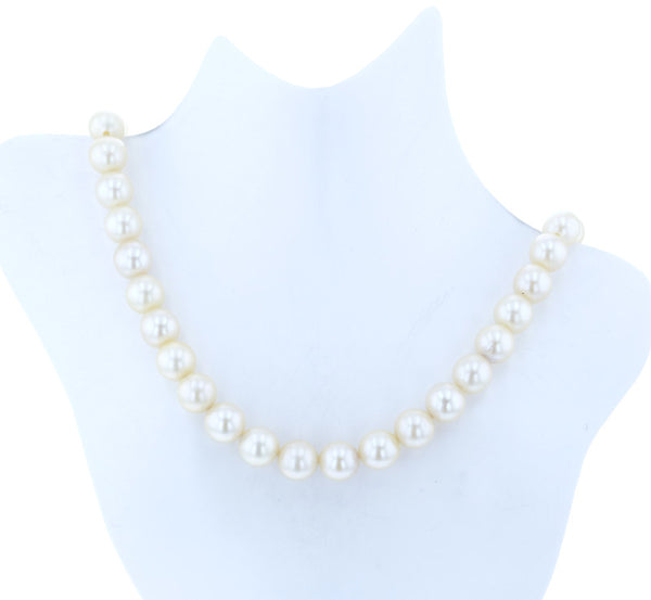 メタル アコヤパール7mm～7.5mm ネックレス レディース 中古