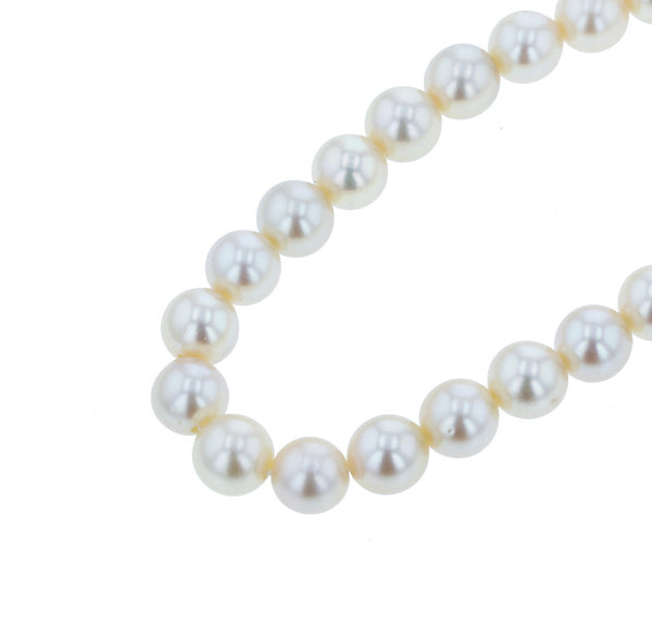 メタル アコヤパール6mm～6.5mm ネックレス レディース 中古