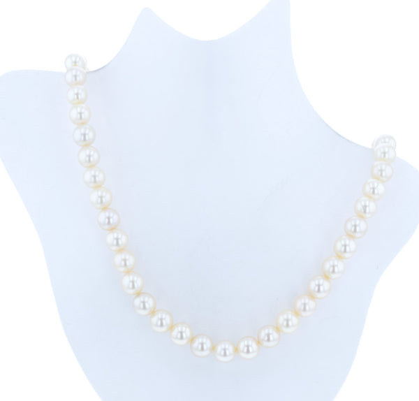 メタル アコヤパール6mm～6.5mm ネックレス レディース 中古
