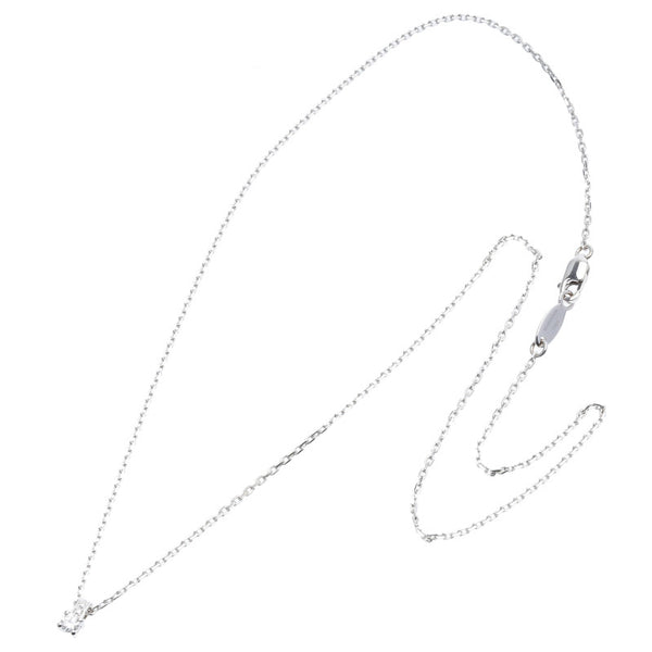 モーブッサン ダイヤペンダント K18ホワイトゴールド ダイヤ ネックレス  MAUBOUSSIN 中古